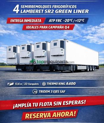 SEMIRREMOLQUE FRIGORÍFICO LAMBERET SR2 GREEN LINER 33 MMTA 0.