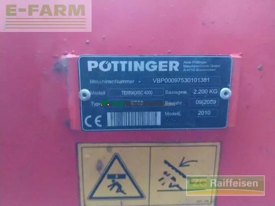 Grada de disco - Pöttinger - terradisc 4000k
