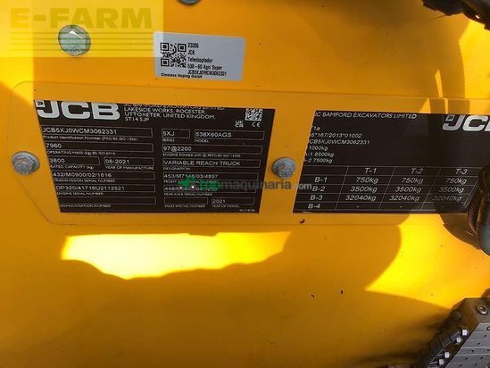 Telescopica - JCB - 538-60 agri super