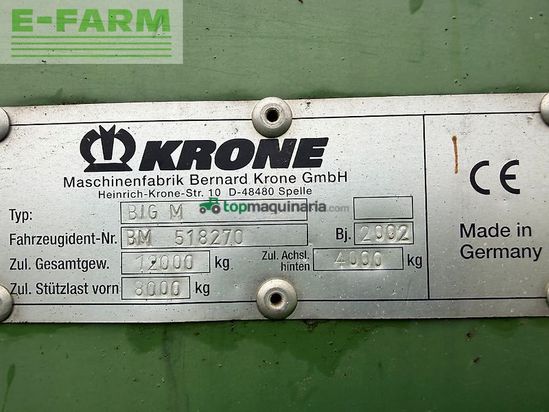 Cortacésped manual - Krone - big m