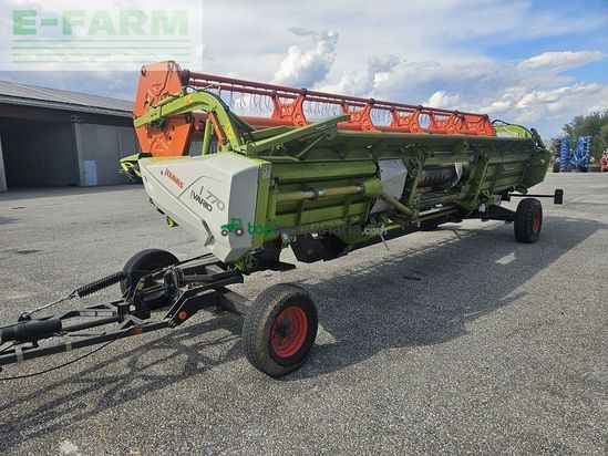 Cabezal - Claas - vario 770 + rapstrenner + transportwagen