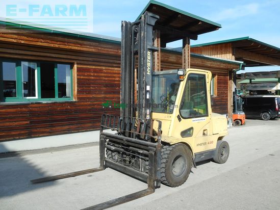 Elevadora - Hyster - h4.00xm-6 mit zwillingsreifen u. ss + zv + kabin