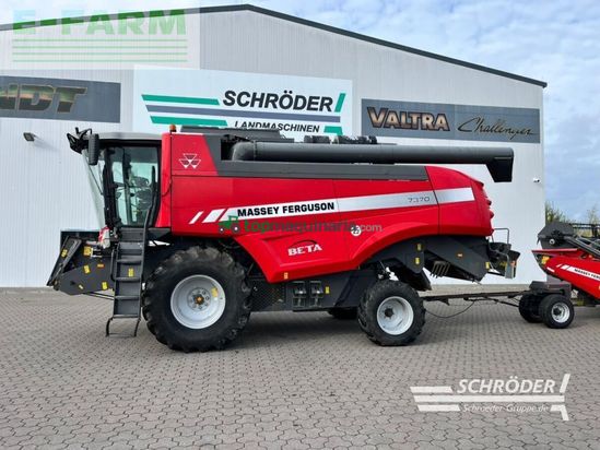 Cosechadora de Cereal - Massey Ferguson - beta 7370 + schneidwerk 6,80m