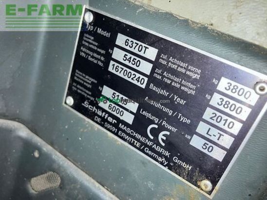 Minicargadora - Schaffer - 6370t