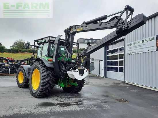 Tractor agrícola - John Deere - 6r 150 mit ladekran