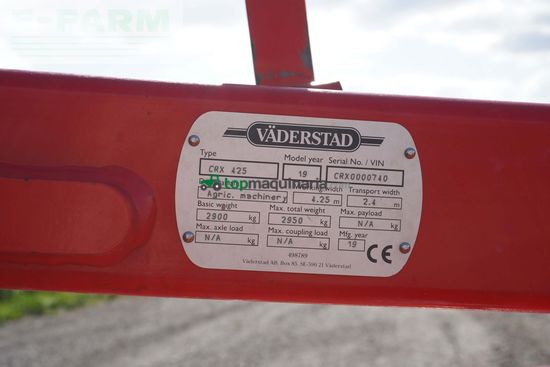 Grada de disco - Väderstad - carrier x 425