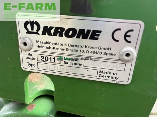 Cortacésped manual - Krone - ec 360