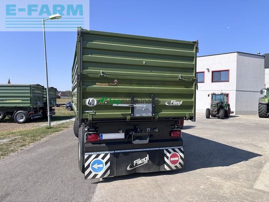 Remolqu agrícola - Fliegl - 18t kipper dk 180 maxum fox