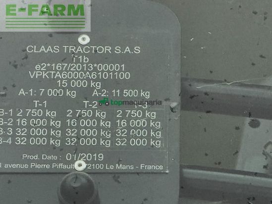 Tractor agrícola - Claas - axion 870 cmatic cebis