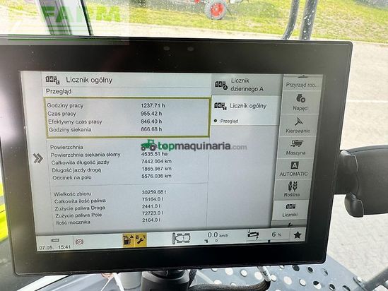 Cosechadora de Cereal - Claas - lexion 8700tt + v1080