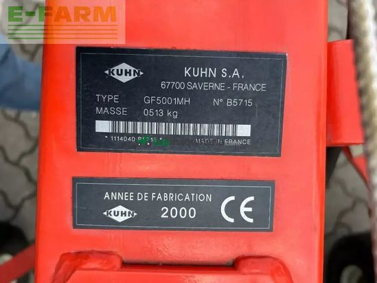 Henificador - Kuhn - gf 5001 mh
