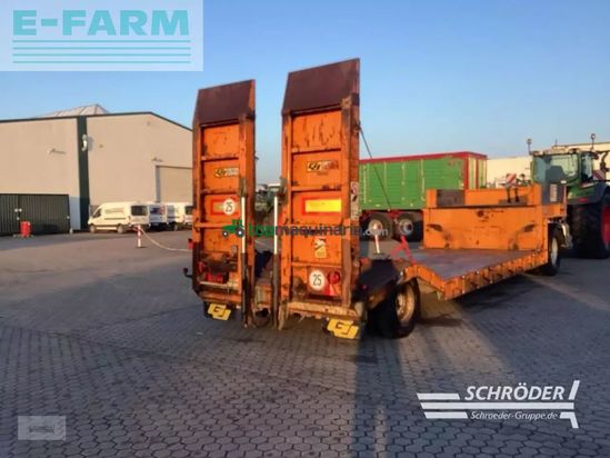 Remolqu agrícola -  - tieflader 12 t mit dollyachse