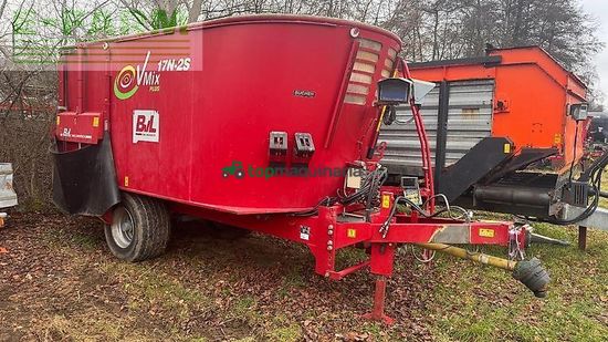 Remolqu esparcidor -  - mischwagen futtermischwagen v-mix 17n 2s +