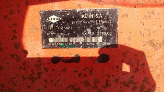 Rastrillo - Kuhn - GA 8521