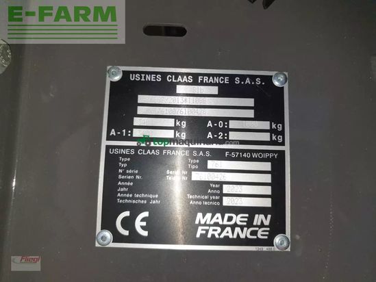 Empacadora gigant - Claas - rollant 455 rc 16 uniwarp