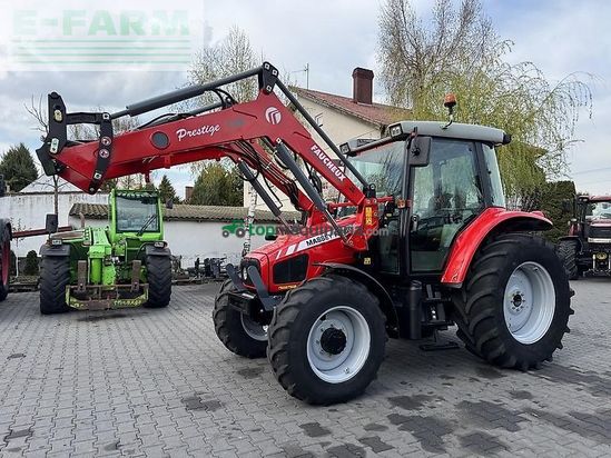 Tractor agrícola - Massey Ferguson - 5455 + faucheux prestige 120