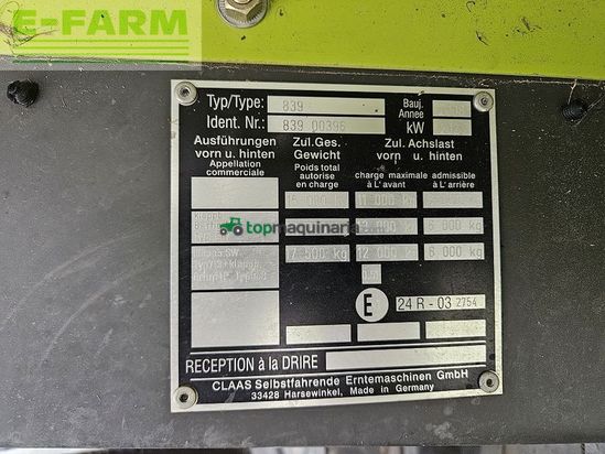 Cosechadora de Cereal - Claas - tucano 450