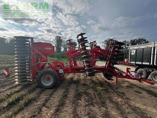 Grada de disco - Kuhn - discolander xm 40 + sh 402