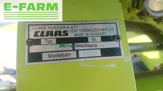 Cabezal - Claas - convio flex 1380 + transportwagen 4-rad gelenkt