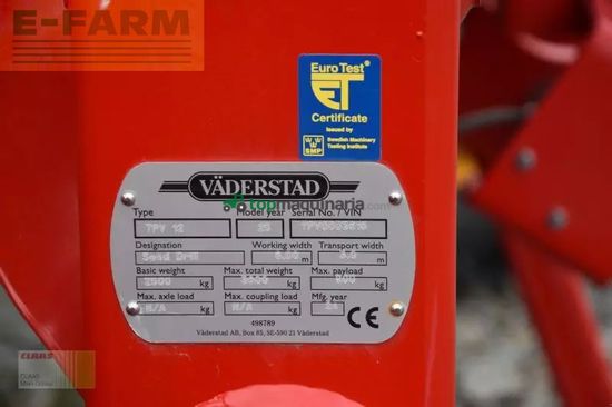 Sembradora monograno mecanica - Väderstad - tempo v tpv 12 wsx +fh 2200