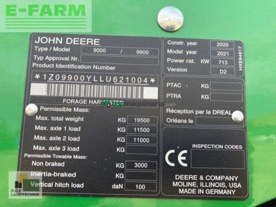 Cosechadora de Cereal - John Deere - 9900 i