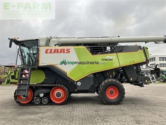 Cosechadora de Cereal - Claas - trion 750 terra trac