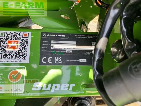 Esparcidor - Amazone - za-v 2000 super profis tronic