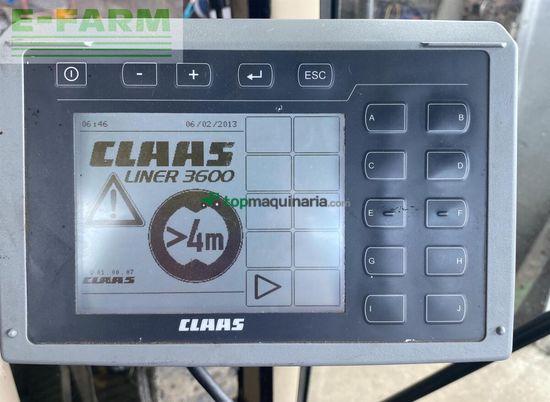 Henificador - Claas - liner 3600 mhv