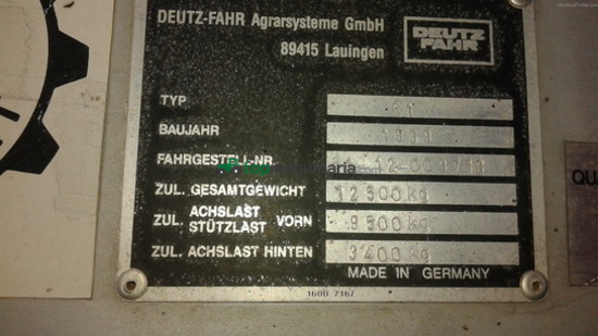 Cosechadora de Cereal - Deutz - 4065 H