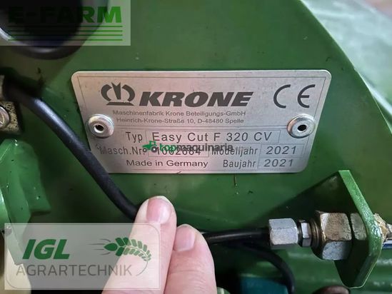 Cortacésped manual - Krone - easycut 320 cv