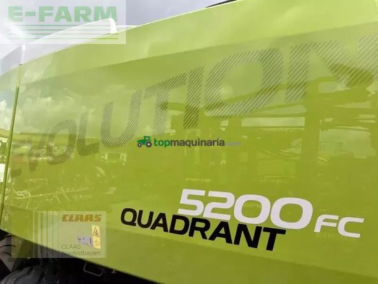 Empacadora gigant - Claas - quadrant 5200 fc evolution