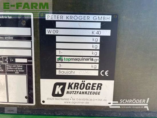 Remolqu agrícola - Kröger - hkd 302