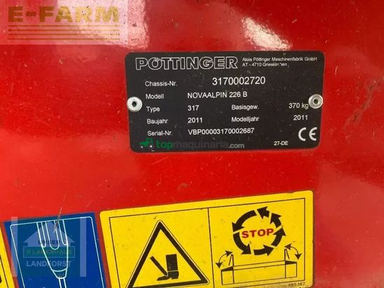 Cortacésped manual - Pöttinger - nova alpin 226b