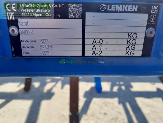 Cultivador - Lemken - karat 9/400 k grubber