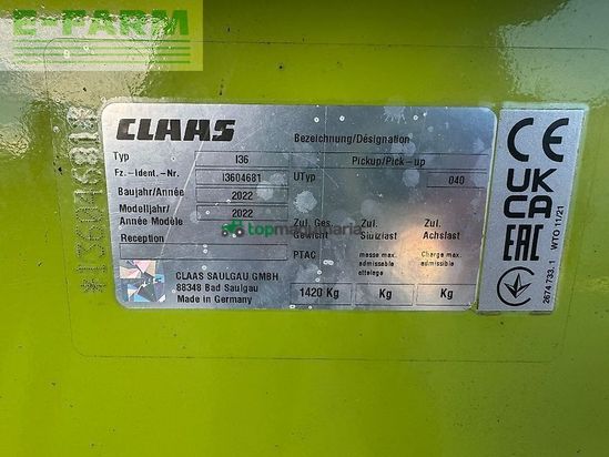 Cabezal - Claas - pu 300