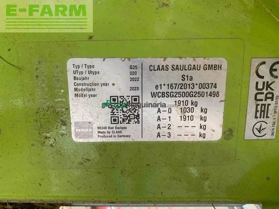 Rastrillo - Claas - liner 2900 business