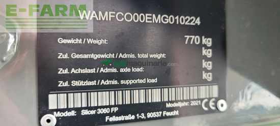 Cortacésped manual - Fendt - slicer 3060 fp