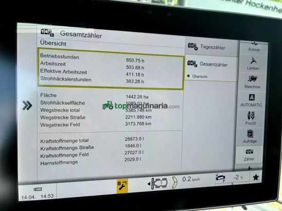 Cosechadora de Cereal - Claas - trion 750