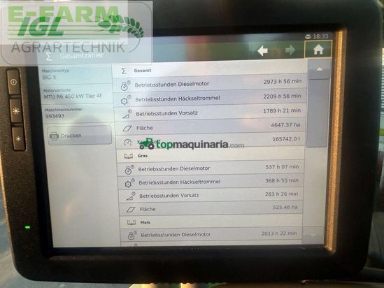 Cosechadora de Cereal - Krone - big x 630