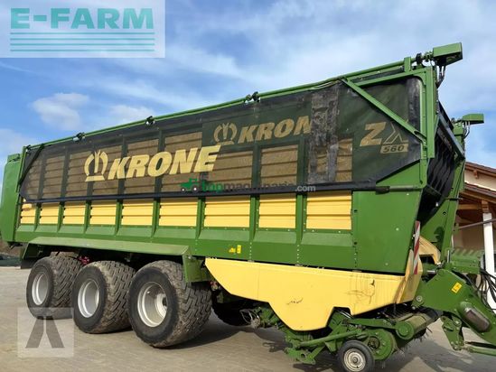 Remolqu agrícola - Krone - zx 560 gd tridem mit dosierwalzen