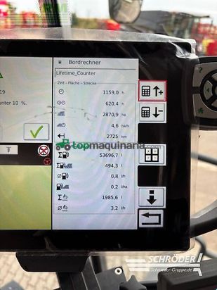 Cosechadora de Cereal - Fendt - ideal 9 ta + geringhoff truflex40 12,20m