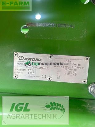 Henificador - Krone - swadro tc 1370