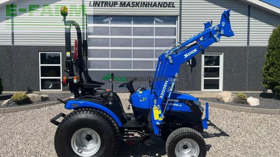 Tractor agrícola - Solis - h26 hst turfdæk og frontlæsser