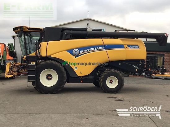 Cosechadora de Cereal - New Holland - cx 8.85 + schneidwerk 7,60m