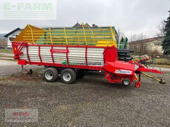 Remolqu agrícola - Pöttinger - euroboss 370 ladewagen