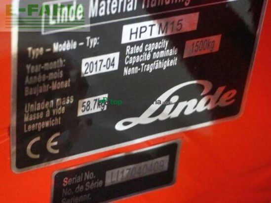 Elevadora - Linde - hpt m 15