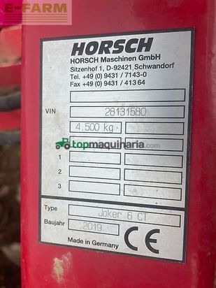 Grada de disco - Horsch - joker 6 ct