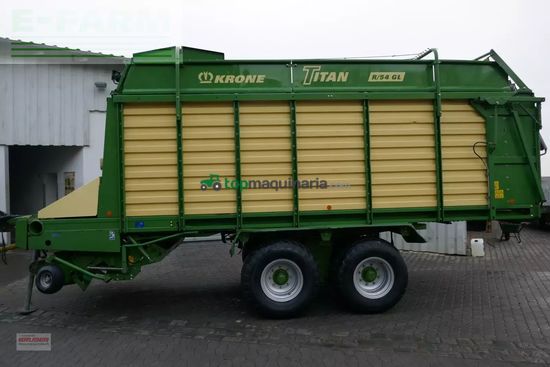Remolqu agrícola - Krone - titan r/54 gl