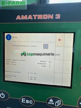 Atomizador - Amazone - ux5200 - 33m - 25cm dopafstand - 2013