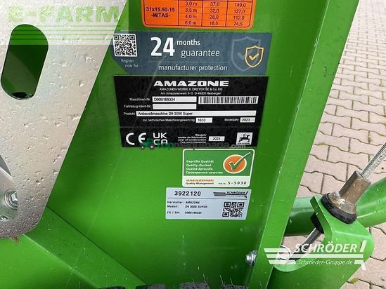 Sembradora - Amazone - d9 3000 super